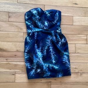 Club Monaco strapless cocktail dress